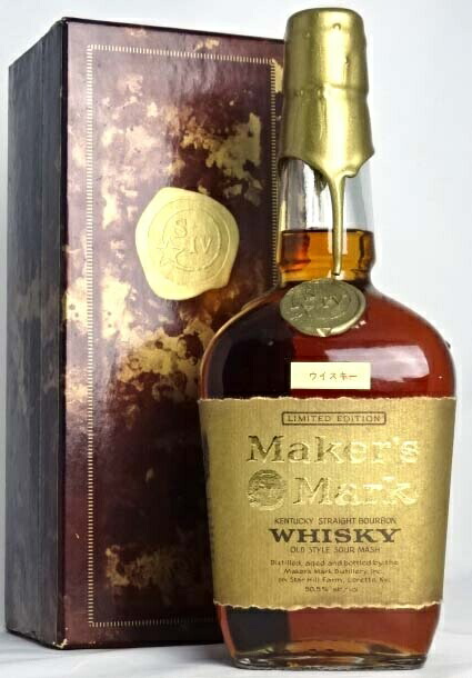 楽天市場】□オールドボトル□ メーカーズマーク ゴールドトップ