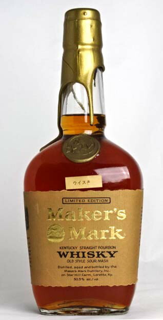 楽天市場】□オールドボトル□ メーカーズマーク ゴールドトップ