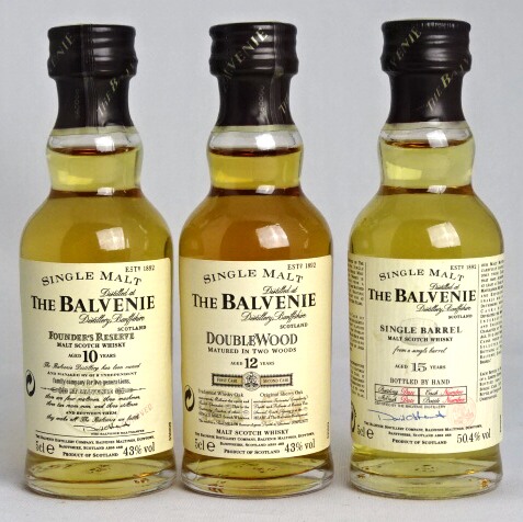 The Balvenie シングルモルトウイスキー 3本セット The Balvenie