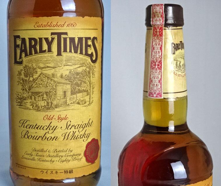楽天市場】ウイスキー特級表記□オールドボトル□ アーリータイムズ