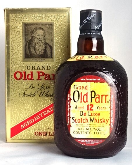 楽天市場】□旧ラベル・オールドボトル□ オールドパー 12年 1000ml 43