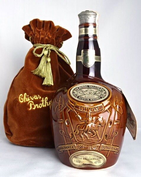 楽天市場】□オールドボトル□ ロイヤルサルート 21年 茶 1000ml 43度