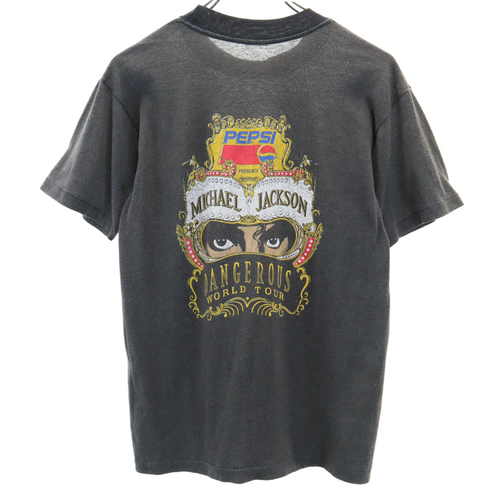 マイケル ジャクソン Tシャツ Lサイズ DANGEROUS TOURS 90s マイケル