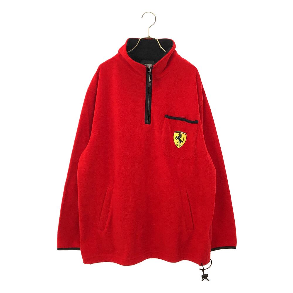 楽天市場】フェラーリ ハーフジップ フリースジャケット L レッド