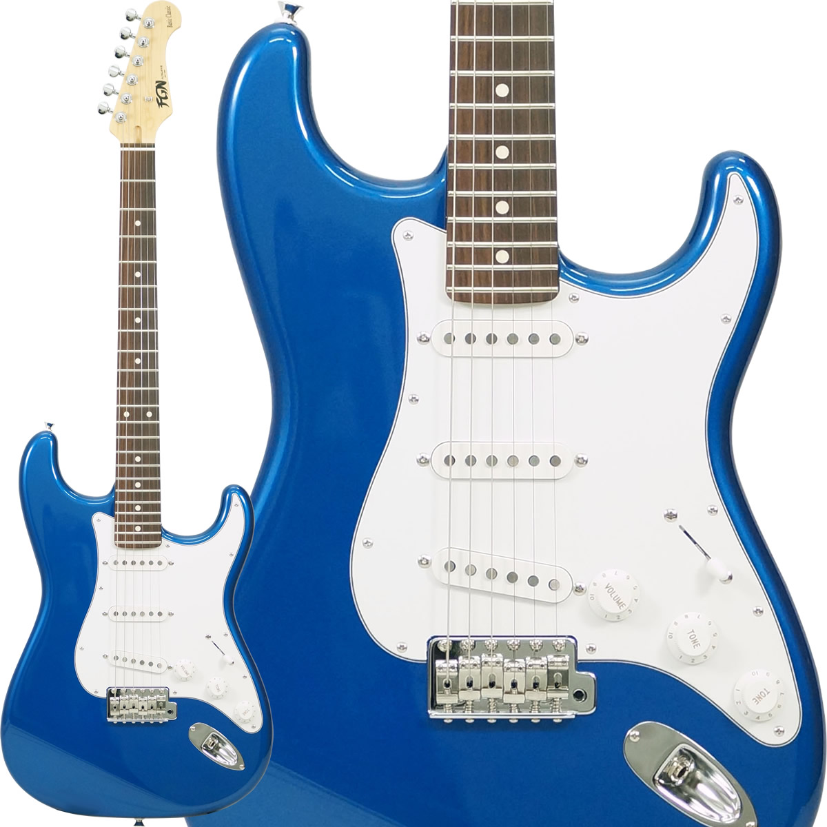 破格】FUJIGEN Anboy HSH仕様 エレキギター ブルー 送料込み 破格