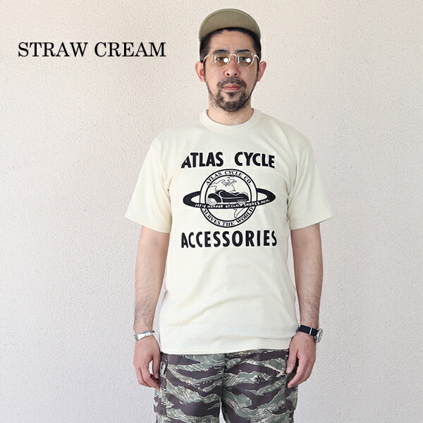 楽天市場】フリーホイーラーズ T-SHIRT ATLAS CYCLE CO. AMERICAN