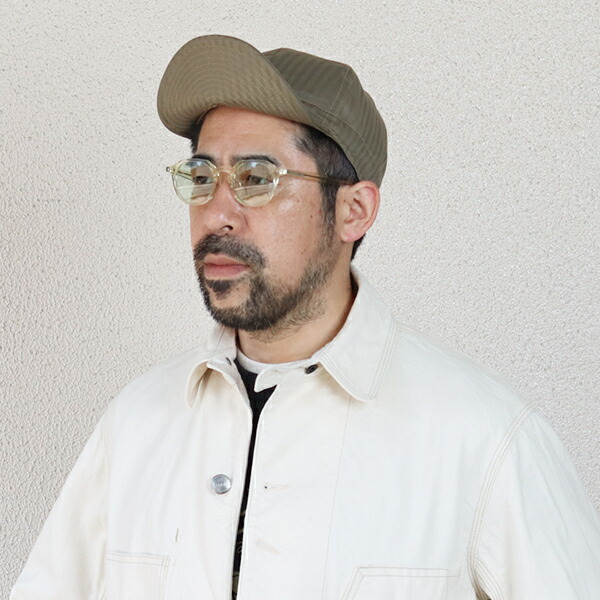 フリーホイーラーズ メカニックキャップ HBT オリーブ M-L 試着程度