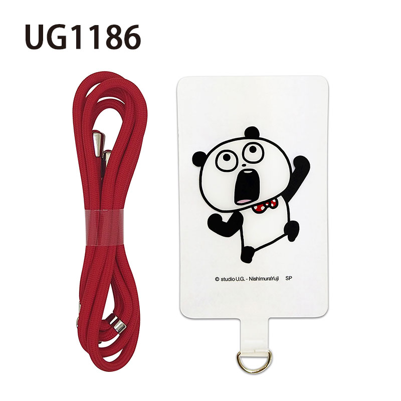 にしむらゆうじ ごきげんぱんだ マルチスライドスマホカバー 手帳型