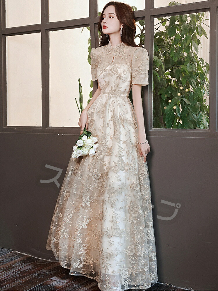 楽天市場】パーティードレス ロングドレス ワンピース レディース