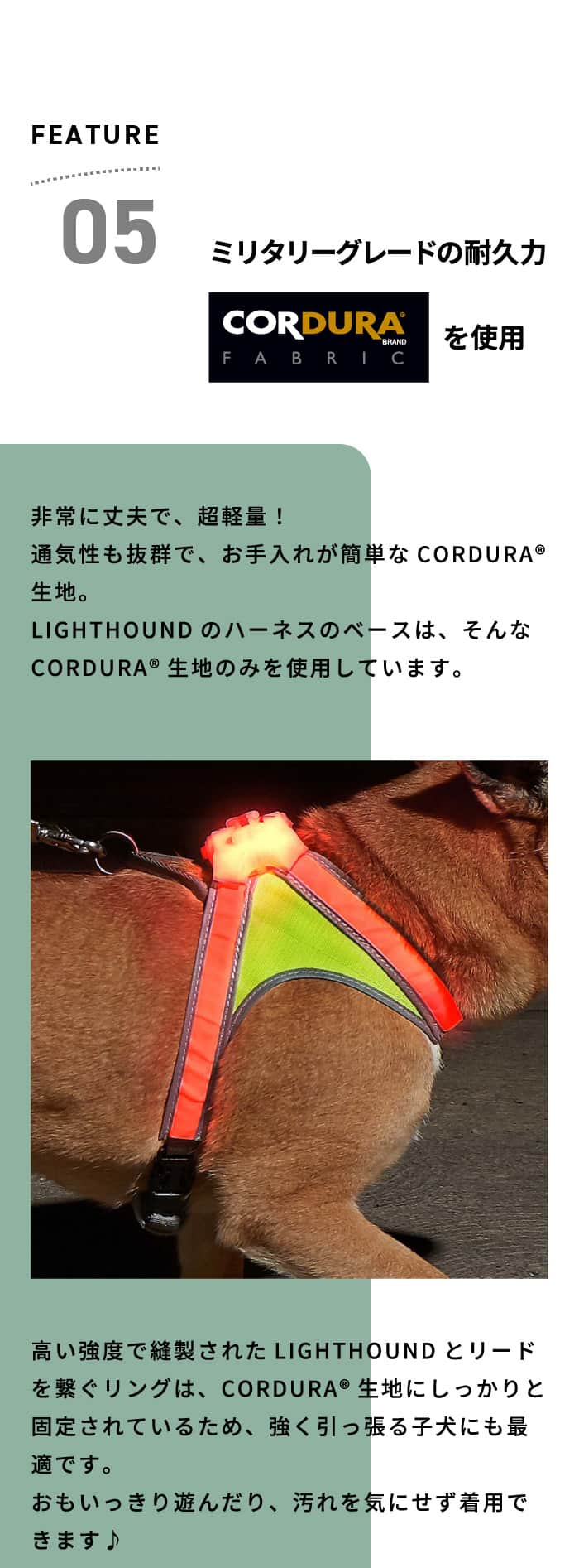 楽天市場】犬用 ハーネス LED 光る 夜間 散歩 雨天使用可能 水洗い