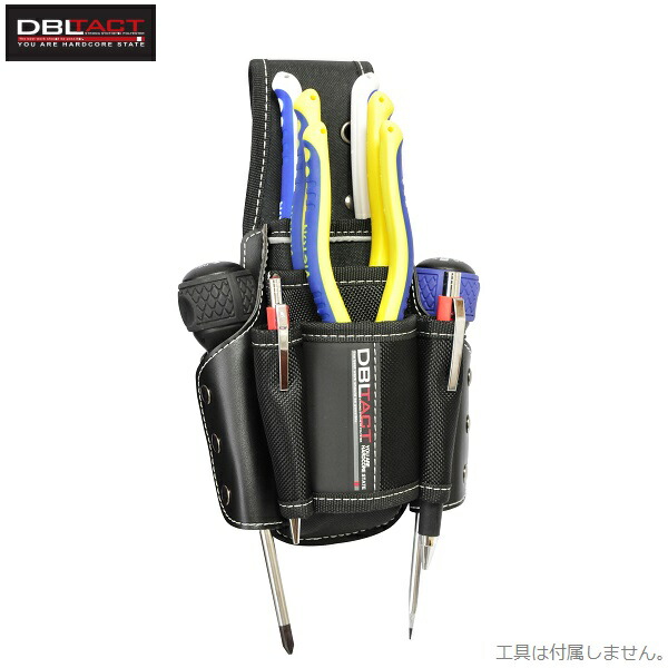 楽天市場】DBKTACT 工具差し 7丁 腰袋 ツールサック DT-TS-16-BK