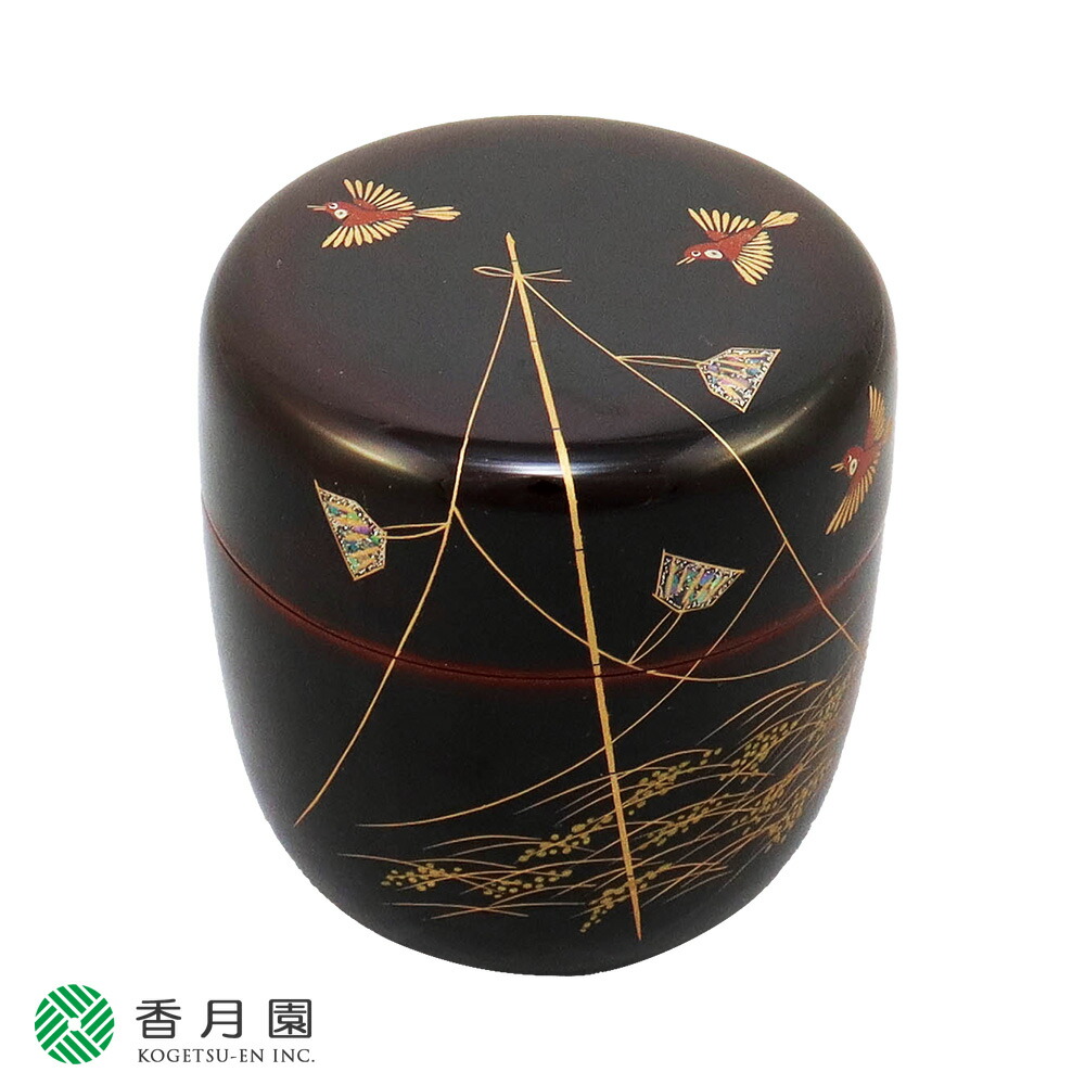 楽天市場】【茶道具 / 棗】 溜塗 鳴子蒔絵 今井千鶴(石川県輪島市漆芸