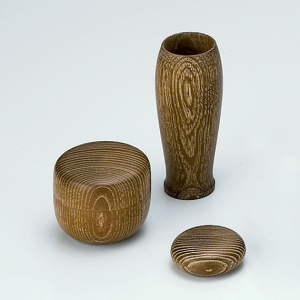 茶道具 香合 京焼 桜 山川敦司 共箱入り 京焼・清水焼 山川巌（二代