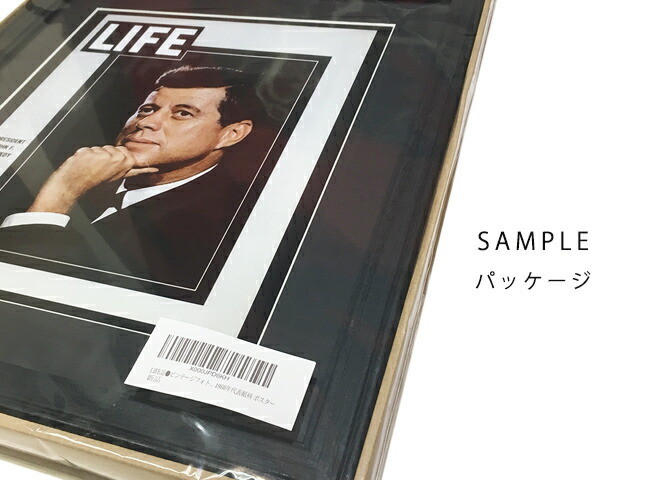 額装品/ジョン F ケネディ/アート/ポスター/インテリア LIFE アート