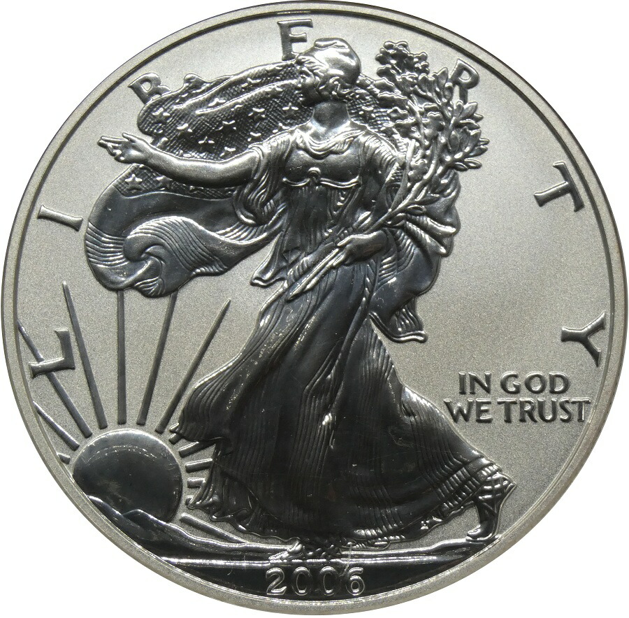 のもと NGC PF70☆2006 アメリカ シルバー イーグル 銀貨 NGC PF70