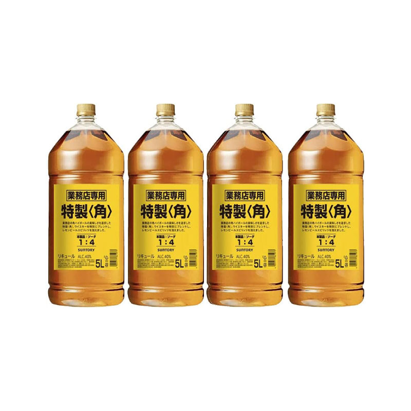 SUNTORY 特製ウイスキー 5L 40%4本
