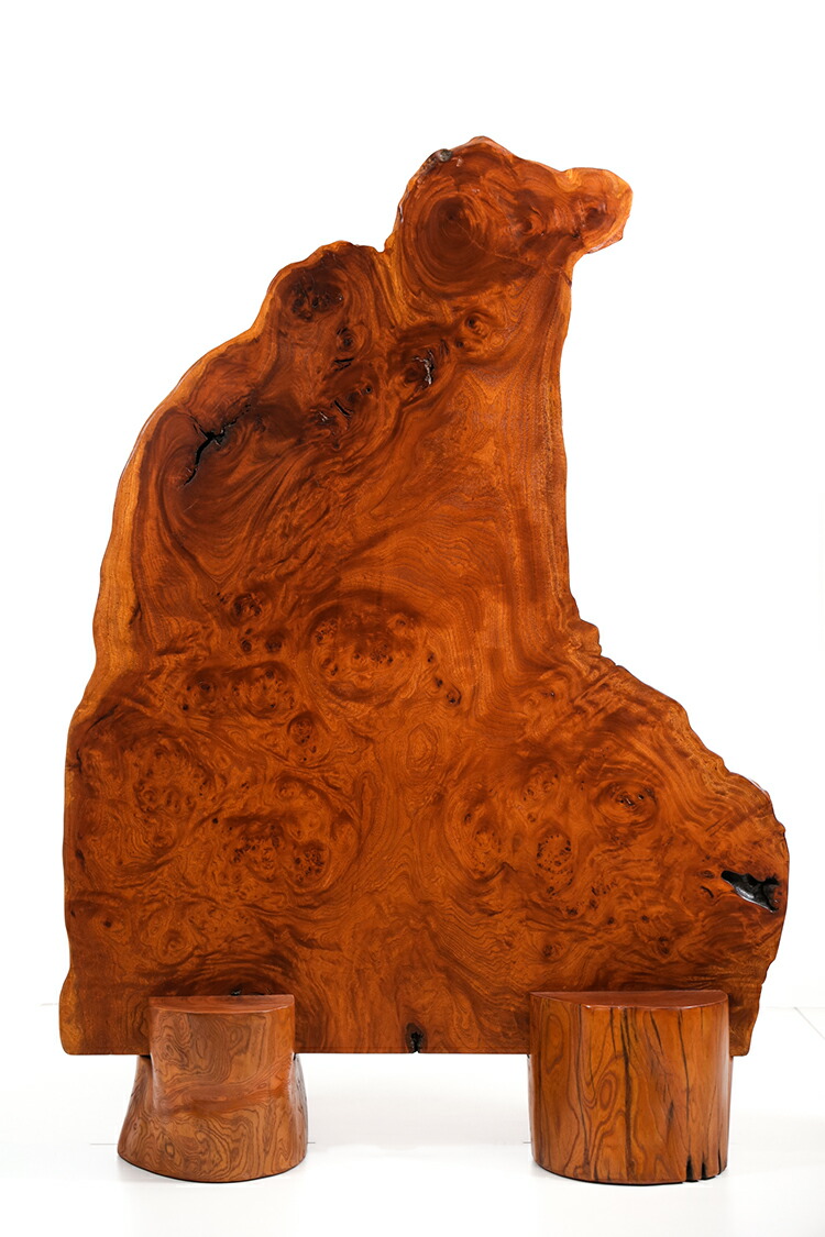 欅一枚の板衝立て 国内職人の一貫作業 欅一枚の板衝立て 国内職人の