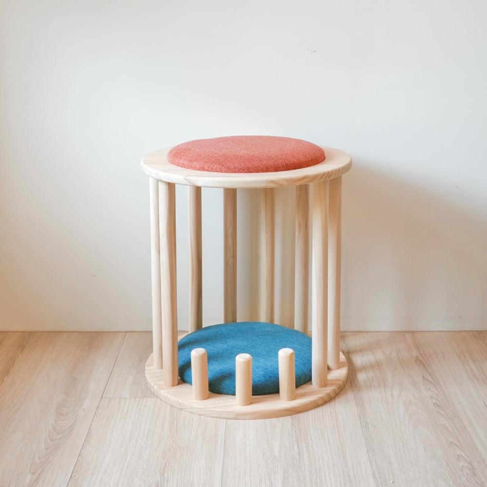 楽天市場】キャットハウス スツール 猫用 木製 パイン材 クッション