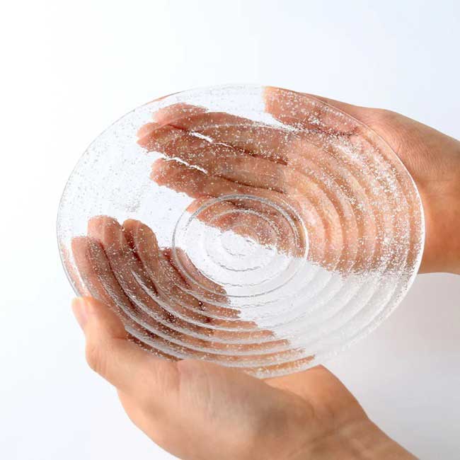 井泉窯 小川忠計作【源氏の花】和菓子皿揃共箱 栞