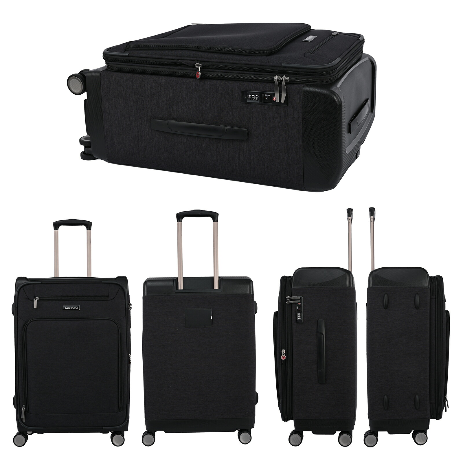 タビトラ キャリーケース Mサイズ60l ブラック キャリーケース ss