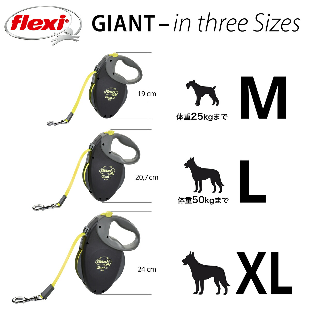 楽天市場】フレキシ flexi 伸縮リード ロングリード 犬 リード 大型犬