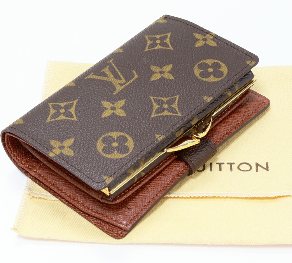 楽天市場】ルイヴィトン 二つ折りがま口財布(小銭入れあり) モノグラム