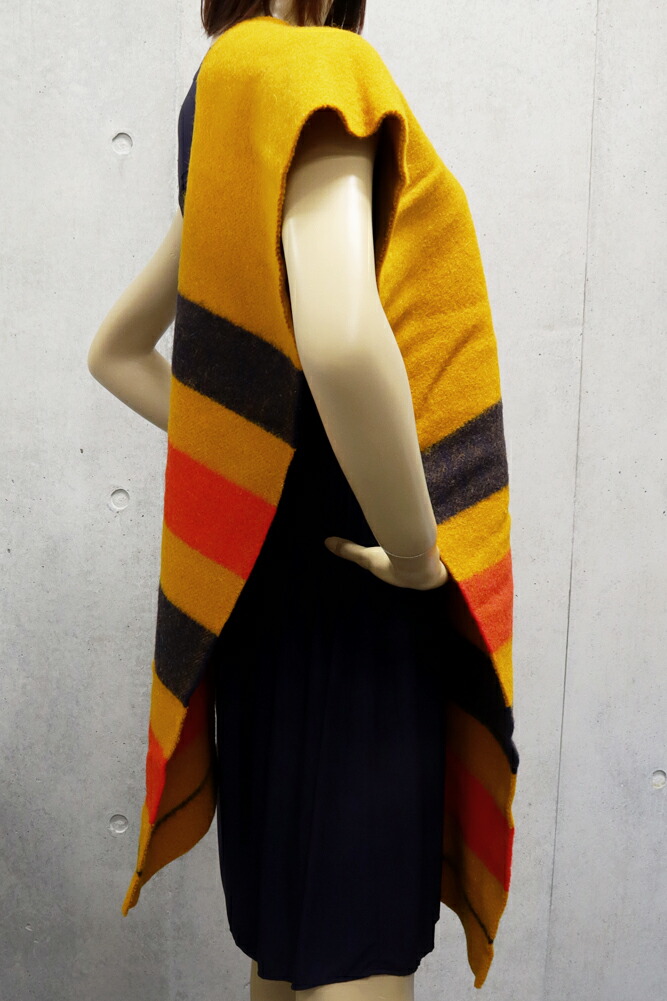 楽天市場】エルメス マフラー ロカバール ウール100% イエローxブルーx