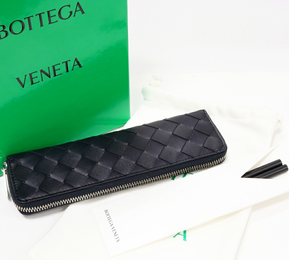 楽天市場】ボッテガヴェネタ ペンケース ポーチ イントレチャート