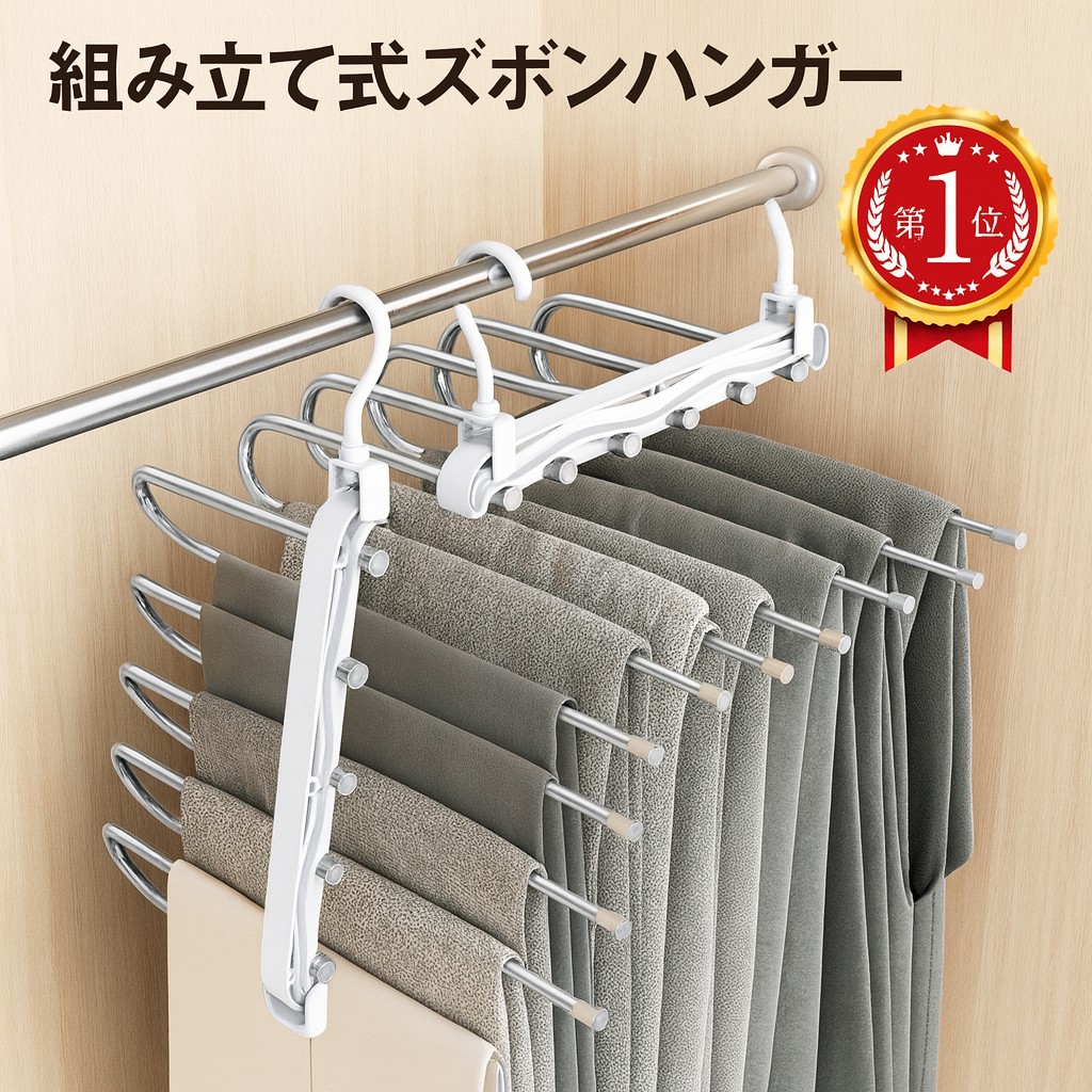 楽天市場】＼楽天ランキング1位獲得！／ズボンハンガー パンツハンガー