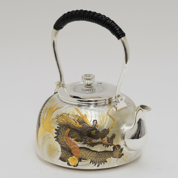 楽天市場】【証明書付き・日本製】【送料無料】銀瓶 純銀製 【秀光作