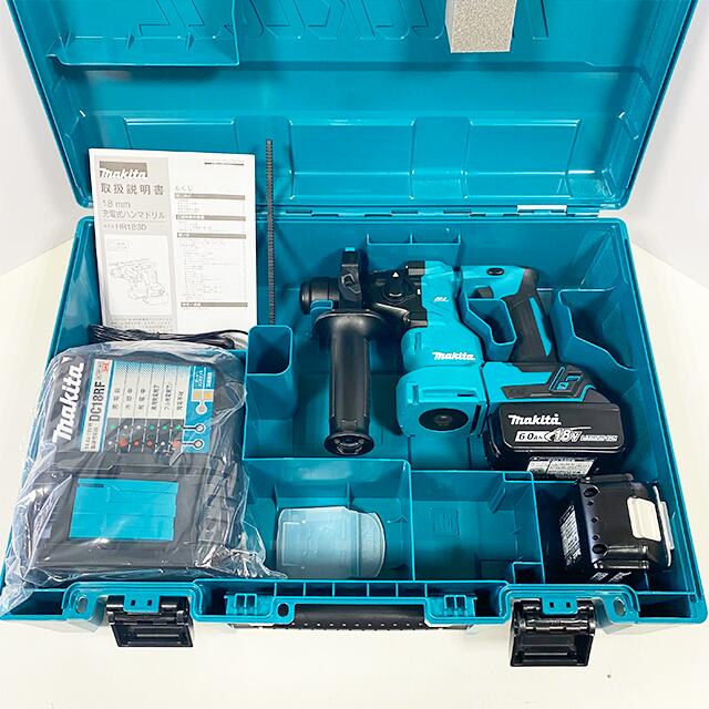 楽天市場】◎□マキタ 18V6.0Ah ハンマドリル 本体 HR183DZK＋バッテリ