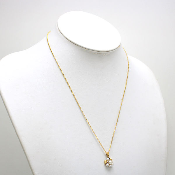 田崎真珠 TASAKI K18ダイヤ パール デザインペンダントトップ 【公式通販】