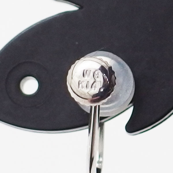 楽天市場】【パーツ】K14WG製 ねじ式直結イヤリング金具 1ペア(2個