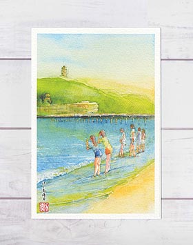 楽天市場】湘南の海1 5枚セット ( 夏 海 湘南 江ノ島 海岸 サーファー