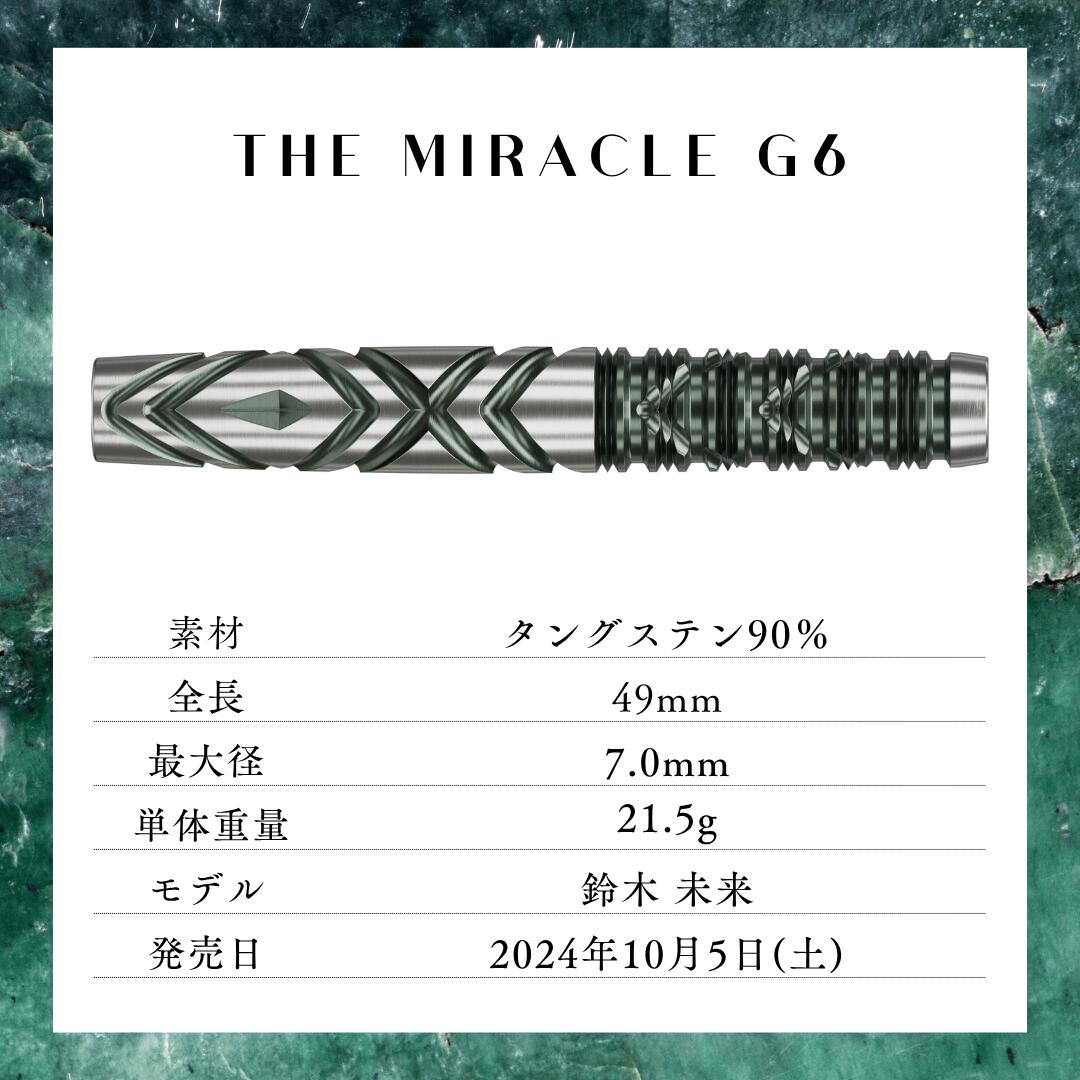 楽天市場】TARGET THE MIRACLE G6 90% 21.5G 2BA SOFT TIP 鈴木 未来