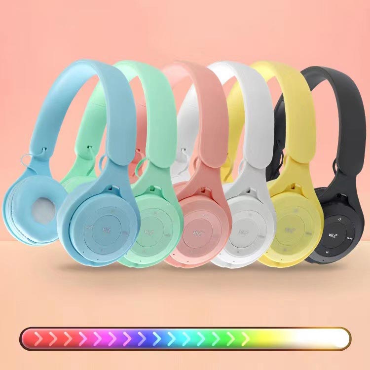 楽天市場】大人用 マイク内蔵 ワイヤレスヘッドホン 軽量 子供用