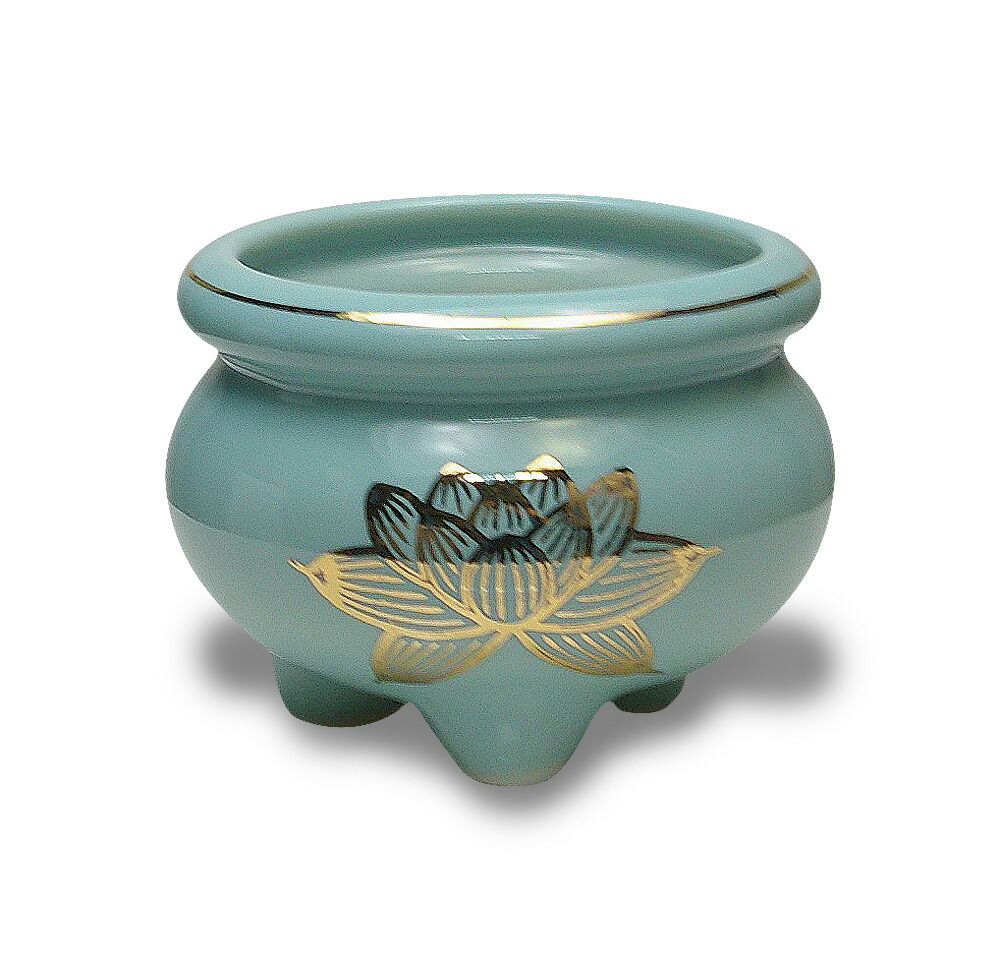 花器紫青釉岩村守 (1934-2023)作（我孫子窯）