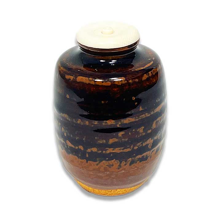 楽天市場】柄おまかせ 茶道具 濃茶器 瀬戸肩衝茶入 全3色 : お茶道具