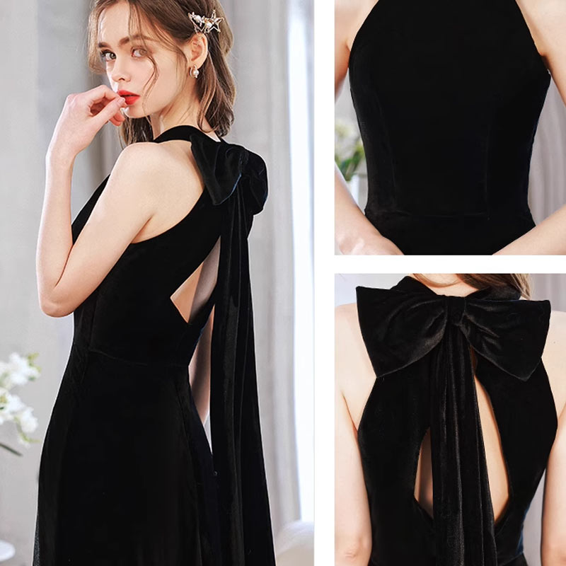 楽天市場】イブニングドレス ベロア ベルベット ワインレッド ブラック