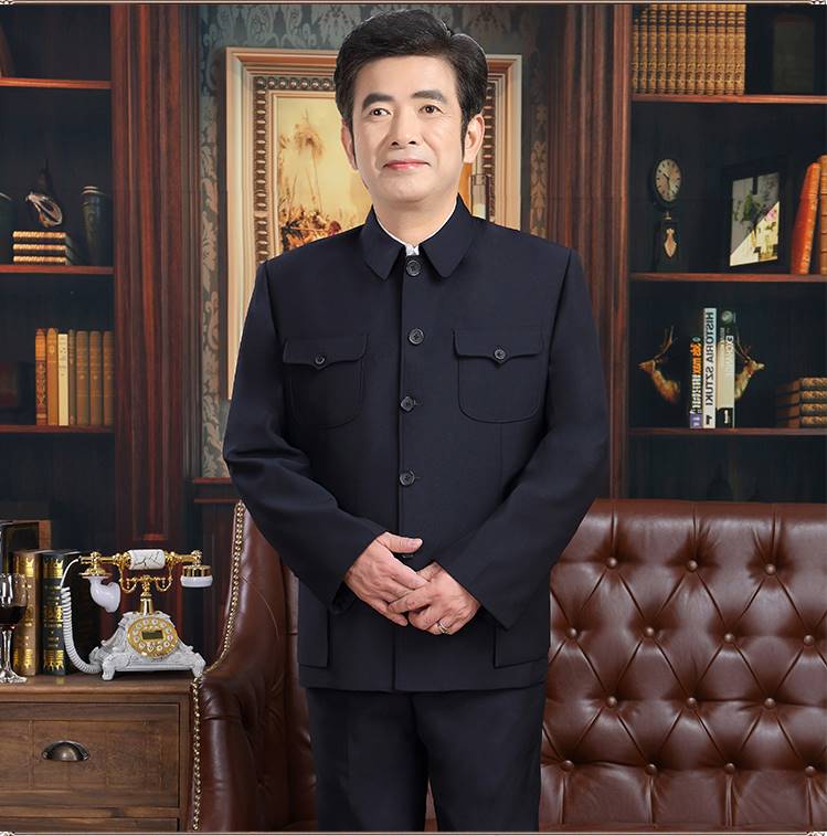 楽天市場】秋冬用 中国高級 人民服 中山服 上下スーツ（上衣＋ズボン