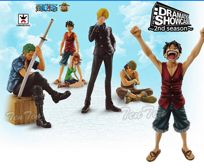 ワンピースフィギュア ドラマティックショーケース ルフィ ナミ サンジ