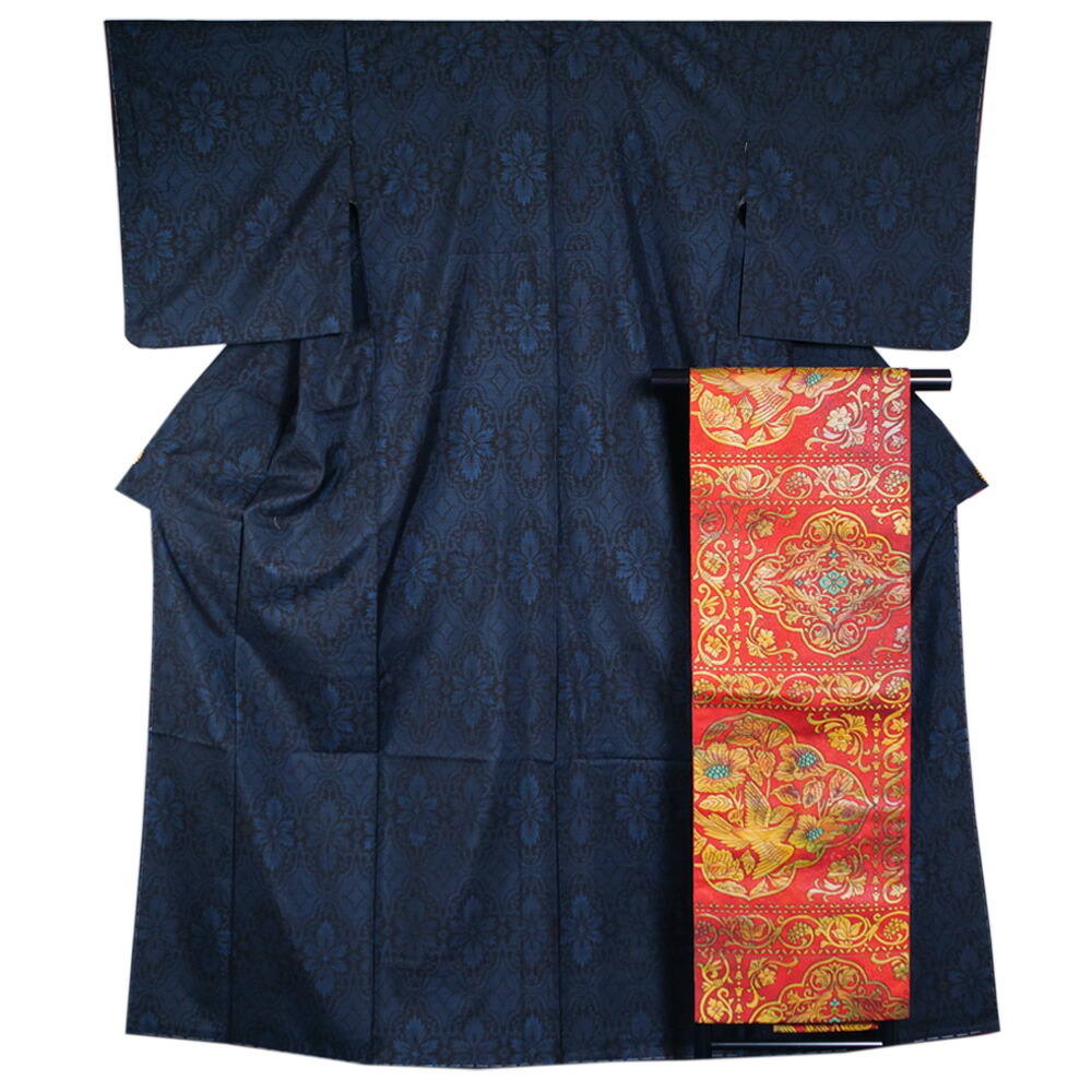 2セット)額縁入りhandmaid紬着物着けた人形(新品未使用)