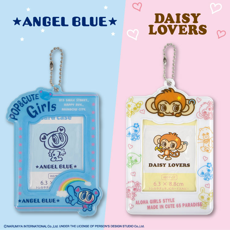楽天市場】ANGEL BLUE DAISY LOVERS コラボ カードホルダー サンキュー