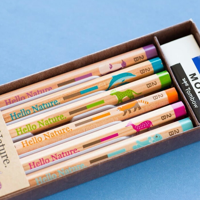 楽天市場】トンボ鉛筆 ハローネイチャー ギフト用鉛筆セット 鉛筆