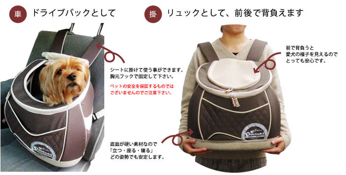 楽天市場】【Mサイズ】小型犬・ 猫用キャリーバック リュックサック