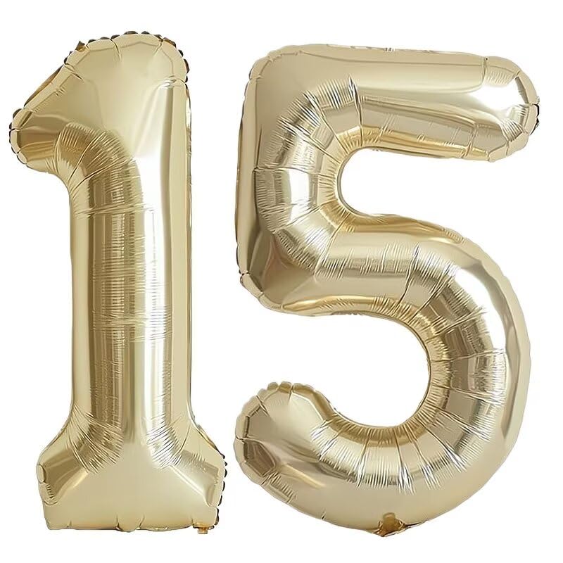 楽天市場】Vthoviwa 40インチ 15 / 51風船数字 バルーン15 / 51はっ