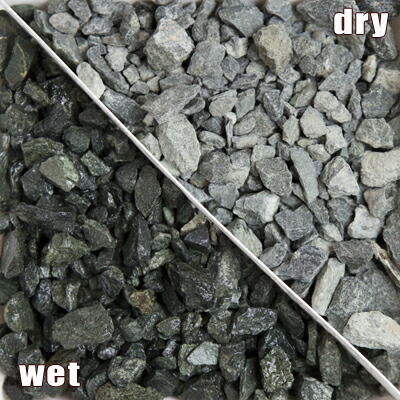 楽天市場】青砕石 5-13mm [6号 砕石] 400kg (20kg×20袋) | 砂利 石 庭