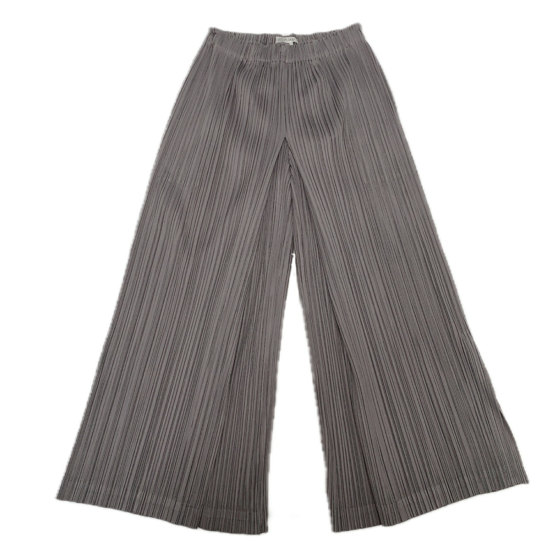 PLEATS PLEASE グレー系 ガウチョパンツ 裾カットあり 楽天市場】極美