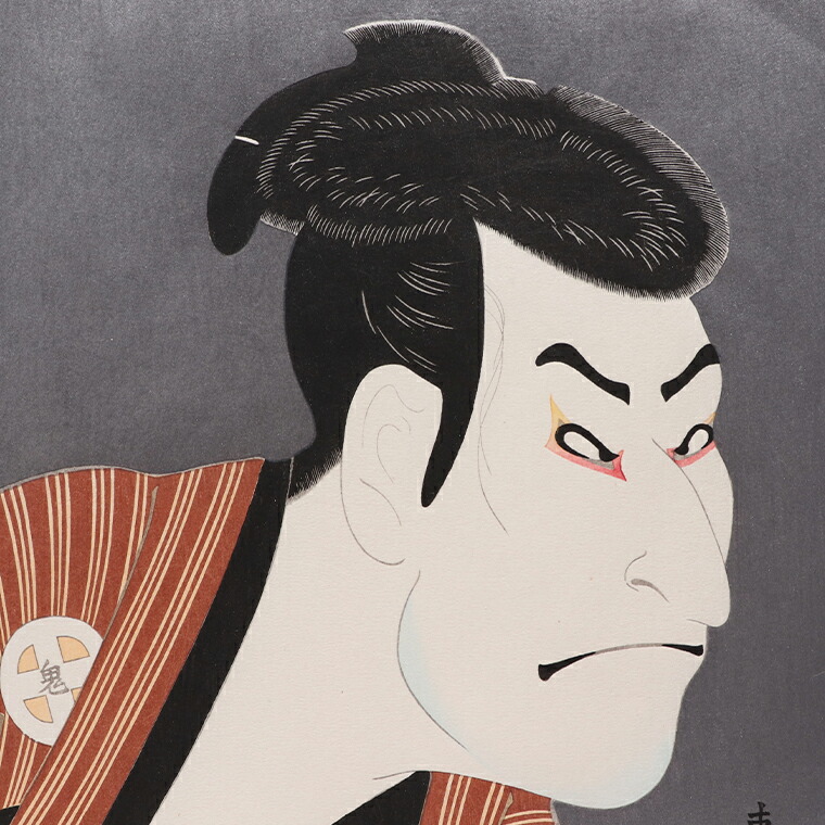 寄木絵画東洲斎写楽マーケタリーウォールアート