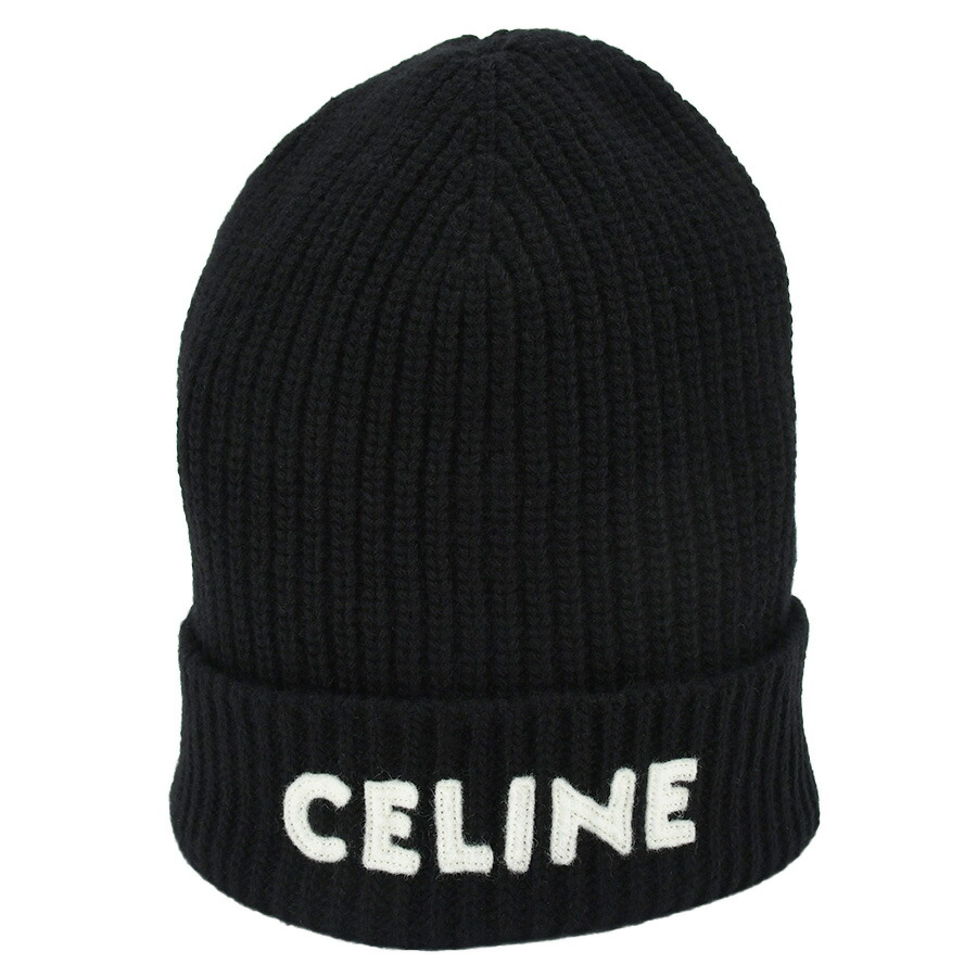 楽天市場】セリーヌ CELINE ニット帽 ニットキャップ 2A25R535Q ロゴ